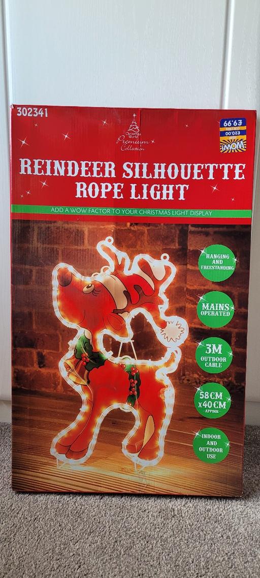 Buy & Sell Great Houghton Barnsley - Photos for Reindeer silhouette rope light