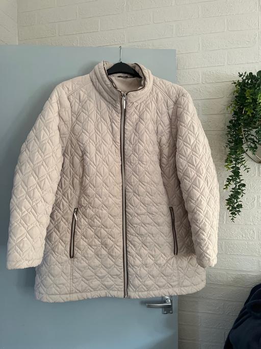 Buy & Sell Cadeby Doncaster - Photos for Bonmarsh cream coat size 28 ladies
