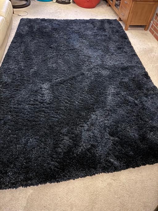 Buy & Sell Papplewick Gedling - Photos for Navy Blue Deep pile Rug 200x300cm