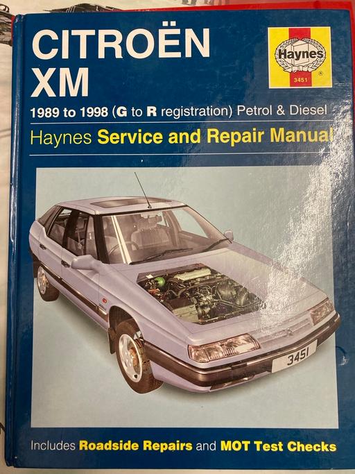 Buy & Sell Clevedon North Somerset - Photos for CITROEN XM 1989 to 1998 HAYNES MANUAL