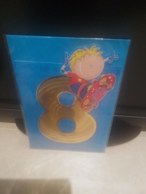 Buy & Sell Streetly Walsall - Photos for BOYS 8TH BIRTHDAY CARD