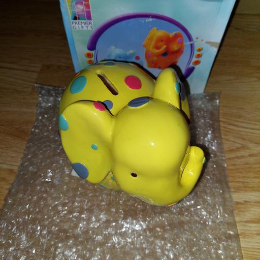 Buy & Sell Ocker Hill Sandwell - Photos for kids Elephant Money Box Yellow