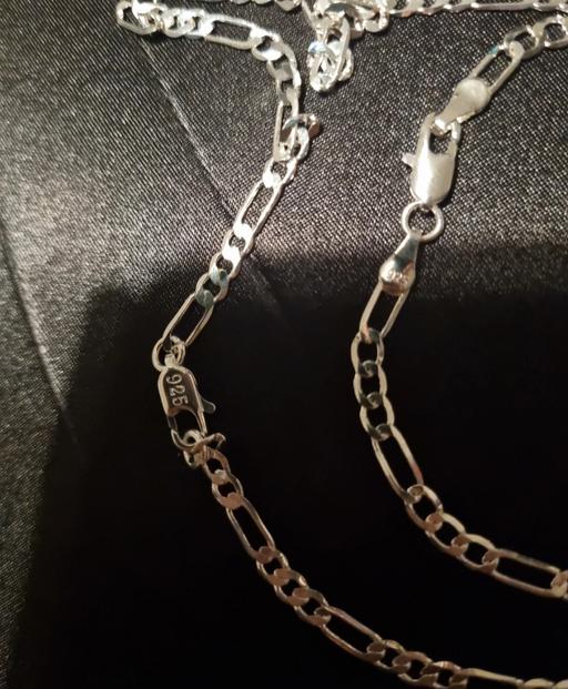 Buy & Sell Wrenthorpe Wakefield - Photos for 2pc/ SOLID 925 Sterling Silver Figaro chain