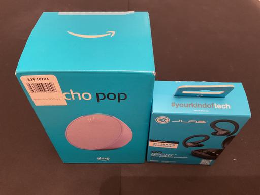 Buy & Sell Rainham Medway - Kent - Photos for Echo Pop Smart Speaker+JLAB Earbuds