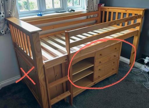 Buy & Sell Lye Dudley - Photos for Julian Bowen mid sleeper cabin bed