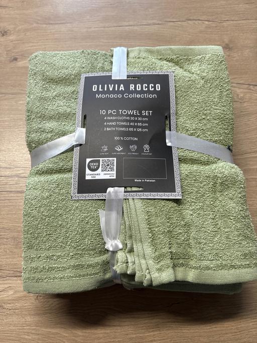 Buy & Sell Duckmanton Chesterfield - Photos for Olivia Rocco 10pc towel set