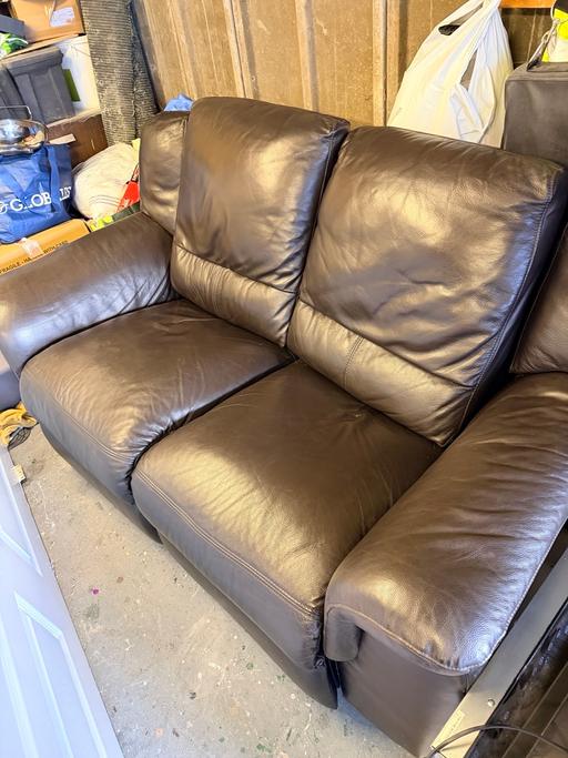 Buy & Sell Clipstone Village Newark and Sherwood - Photos for Genuine leather reclining sofa
