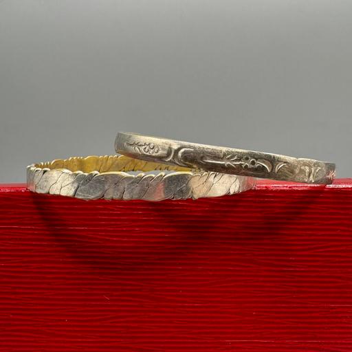 Buy & Sell Tyseley Birmingham - Photos for 2 Vintage Silver Plated Alpaca Mexico Bangles