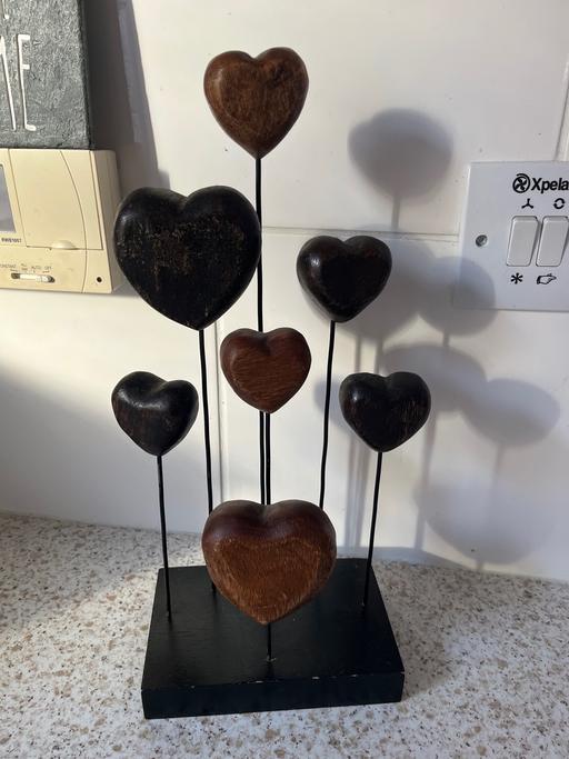 Buy & Sell Conisbrough Doncaster - Photos for Wood decorative standing hearts black/wood