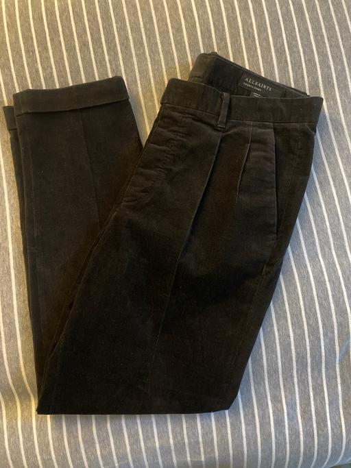 Buy & Sell Queensway Central London - Photos for AllSaints Velour Kiels Tailored Trouser
