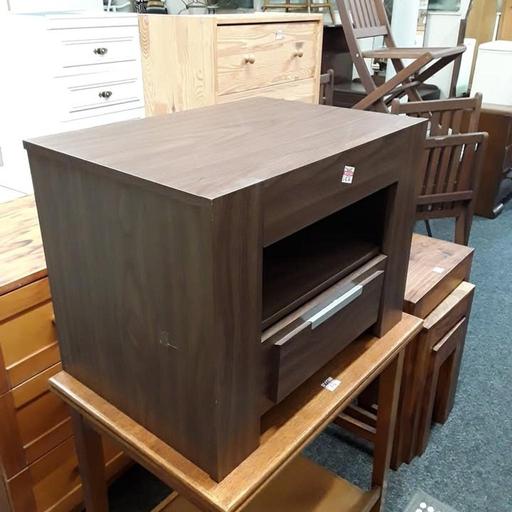 Buy & Sell Saint Pauls Trading Estate Tameside - Photos for Modern dark walnut veneered bedside cabinet