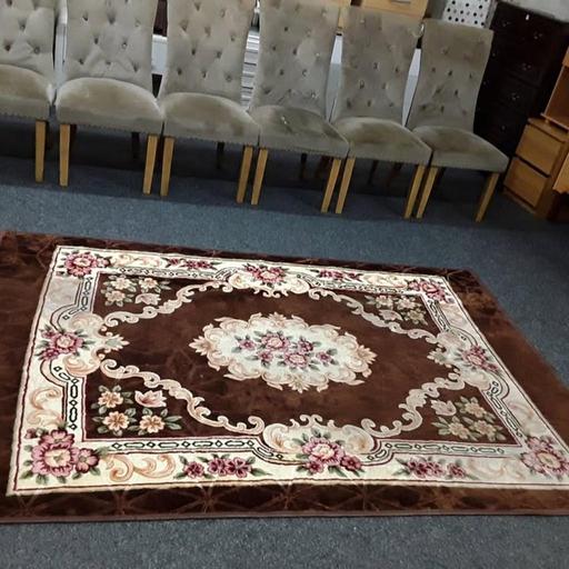 Buy & Sell Saint Pauls Trading Estate Tameside - Photos for 8ft x 5ft Vintage brown patterned rug