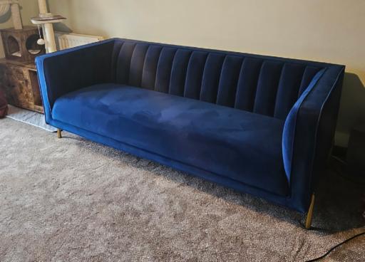 Buy & Sell Beeston Leeds - Photos for Bellamy Luxe Velvet 3 Seater Sofa
