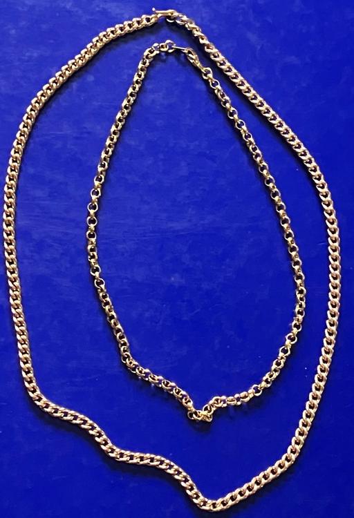 Buy & Sell Yeovil Somerset - Photos for Ladies rolled gold belcher chain & Cuban link