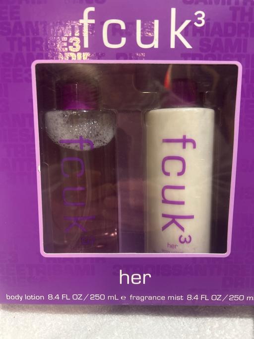 Buy & Sell Dovecot Knowsley - Photos for FCUK gift set. Fragrance mist & body lotion.