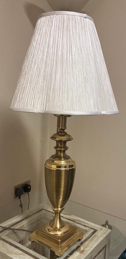 Buy & Sell New Tupton Chesterfield - Photos for Pair of tall brushed brass standard lamps