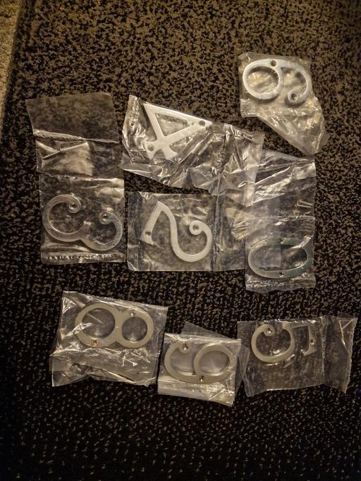 Buy & Sell Lawley Furnaces Telford and Wrekin - Photos for polished chrome door numbers