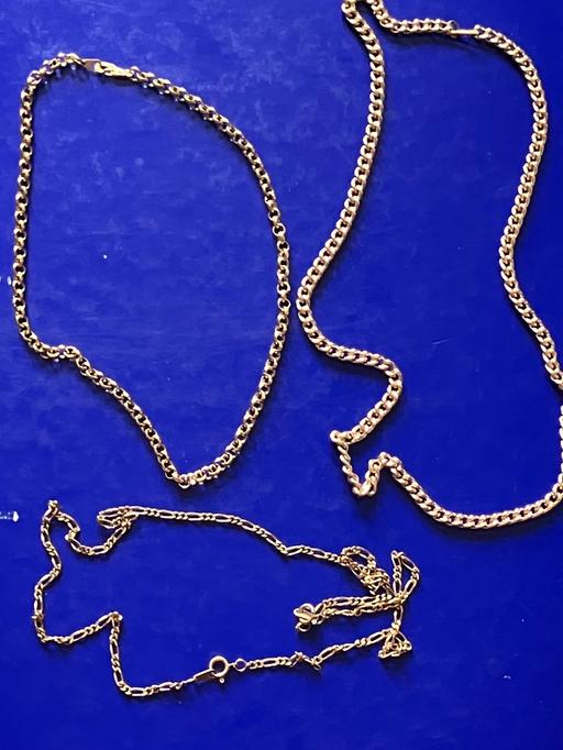Buy & Sell Yeovil Somerset - Photos for 3xrolled gold belcher chain & curb chains