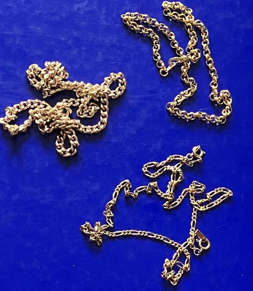 Buy & Sell Yeovil Somerset - Photos for 3xrolled gold belcher chain & curb chains