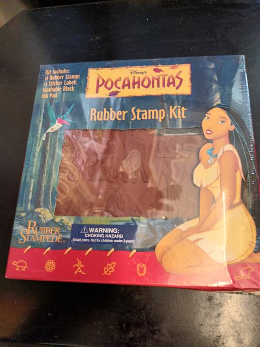 Buy & Sell Clevedon North Somerset - Photos for POCAHONTAS RUBBER STAMP KIT NEW FIRST EDITION