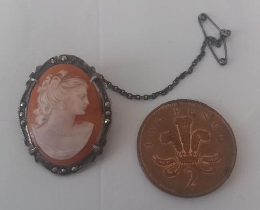 Buy & Sell Thatto Heath Saint Helens - Photos for antique sterling silver shell cameo brooch