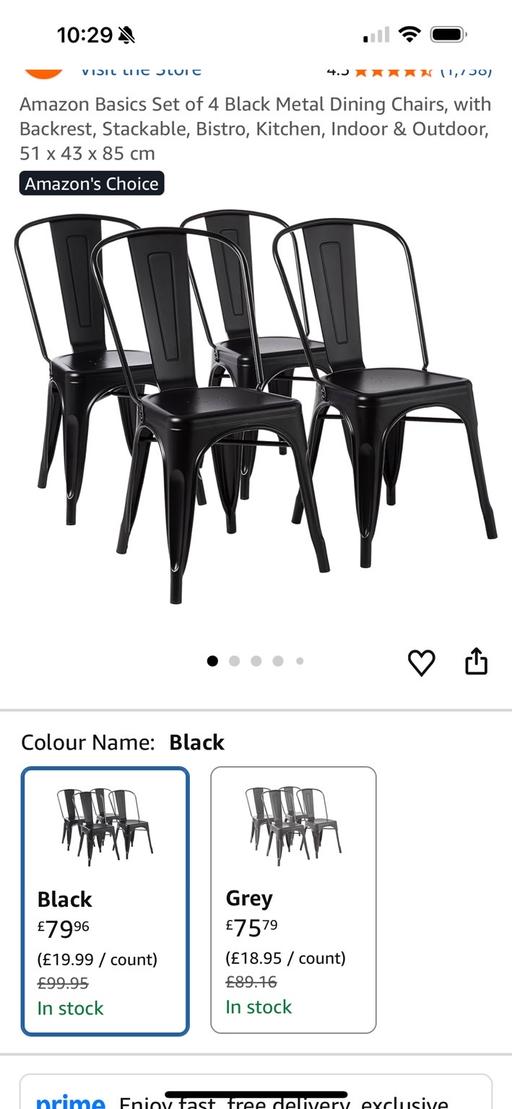 Buy & Sell Duckmanton Chesterfield - Photos for Amazon basics metal dining chairs