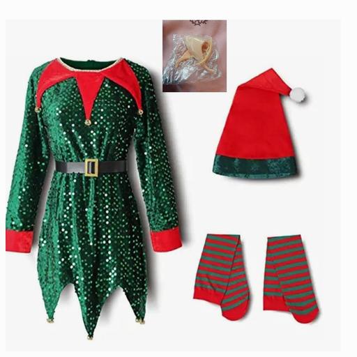 Buy & Sell Tividale Sandwell - Photos for Girls Christmas elf costume age 5-6 or 7-8