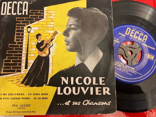 Buy & Sell Clevedon North Somerset - Photos for NICOLE LOUVIER GOLD PRINT DECCA 1954 VINYL