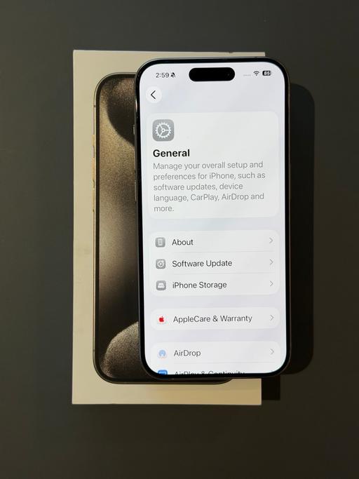 Buy & Sell De Beauvoir Town North London - Photos for iPhone 15 Pro - 512 GB, Natural Titanium