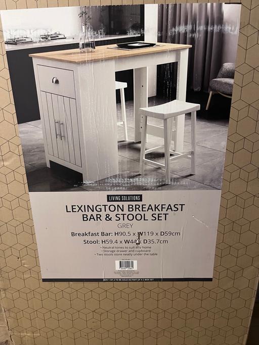 Buy & Sell Hathern Charnwood - Photos for breakfast bar & 2 stools