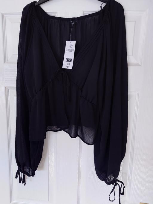 Buy & Sell Woodthorpe Charnwood - Photos for Women's black blouse size 18