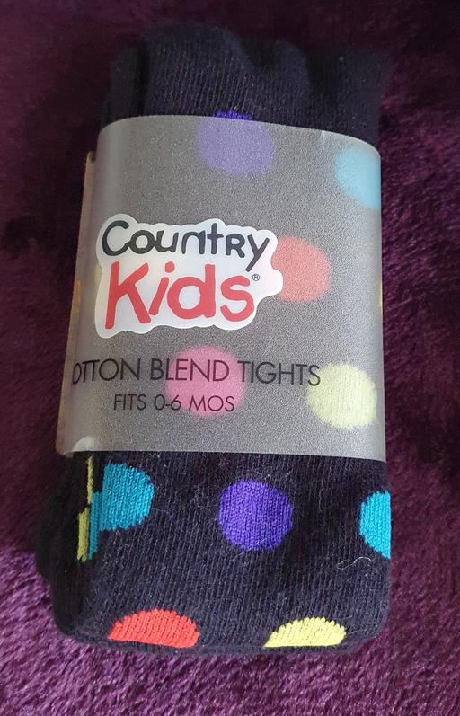 Buy & Sell Wednesfield Wolverhampton - Photos for X4 New Girls Cotton Tights 0-6 Months.