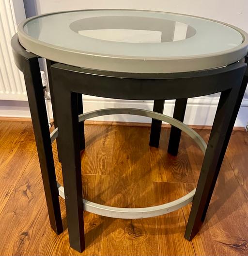 Buy & Sell Stoneycroft Liverpool - Photos for Ikea Round Glass Top Side Table