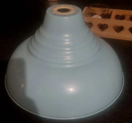Buy & Sell Clayton West Kirklees - Photos for Teal Metal Light Shade - One Size