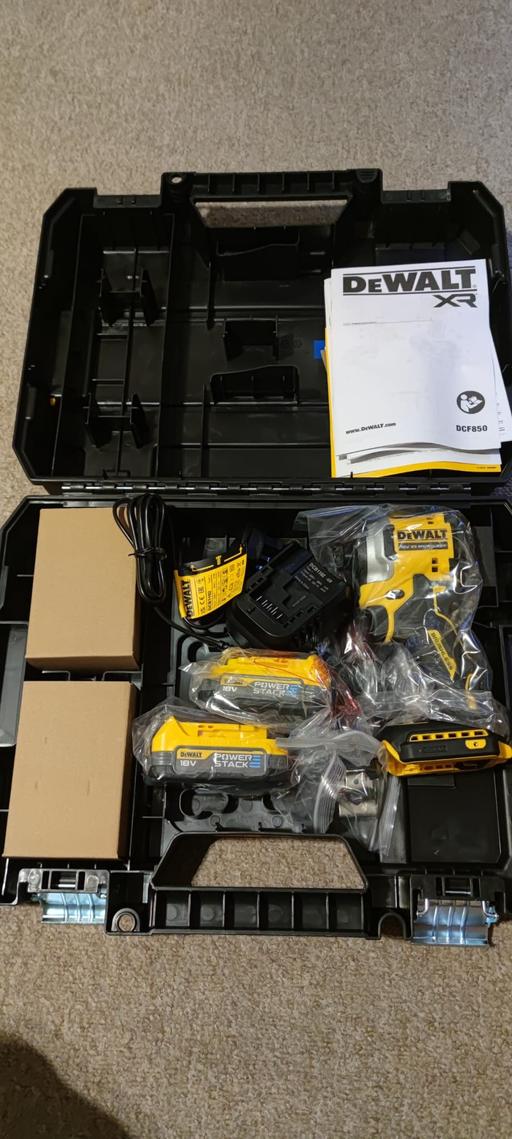 Buy & Sell Neasden North West London - Photos for dewalt 18v Impact dcf850 with powerstack