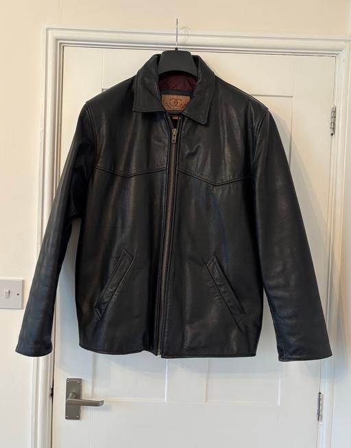 Buy & Sell Hellaby Rotherham - Photos for Men’s Heavyweight Black Leather Jacket