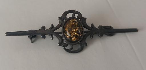 Buy & Sell Thatto Heath Saint Helens - Photos for sterling silver ornate amber brooch