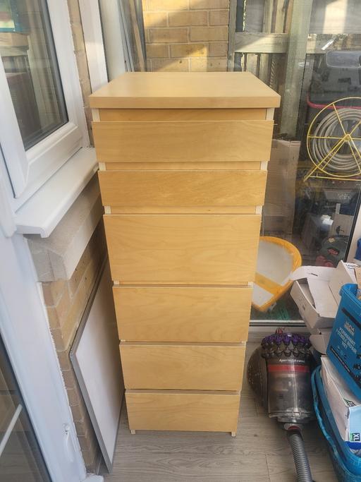 Buy & Sell Walworth South East London - Photos for ikea chest of 6 drawers with mirror
