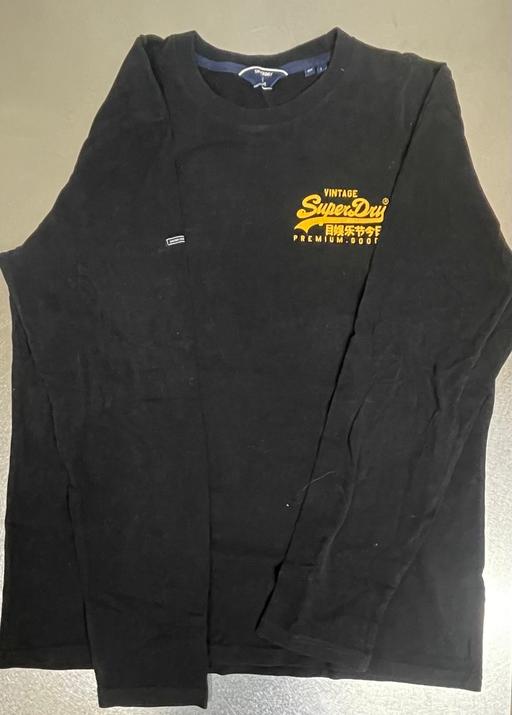 Buy & Sell West Ealing West London - Photos for Superdry vintage men’s black print sweatshirt