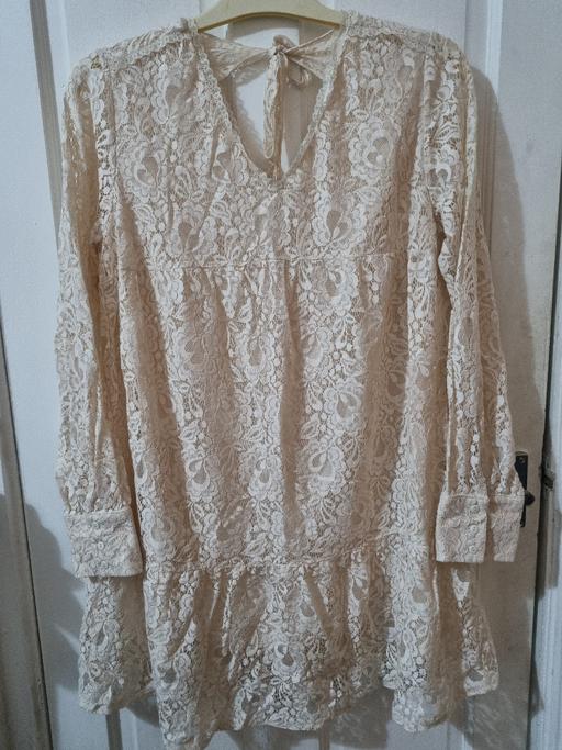 Buy & Sell Bournville Birmingham - Photos for Cream Lace Dress/Tunic Large