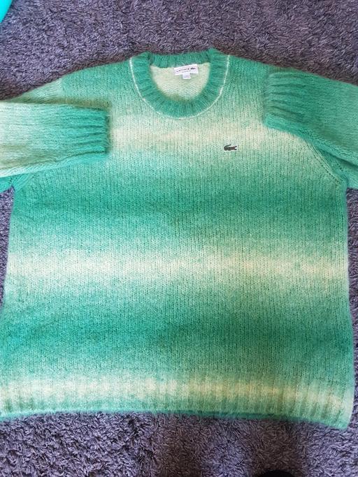Buy & Sell Wolverhampton West Midlands - Photos for Men's Lacoste ombre Alpaca jumper - green