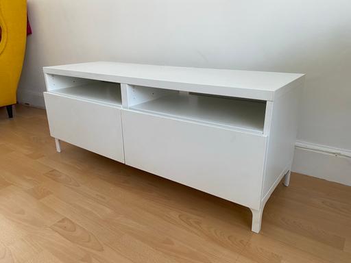 Buy & Sell Enfield Town Enfield - Photos for Ikea Besta TV bench with drawers white