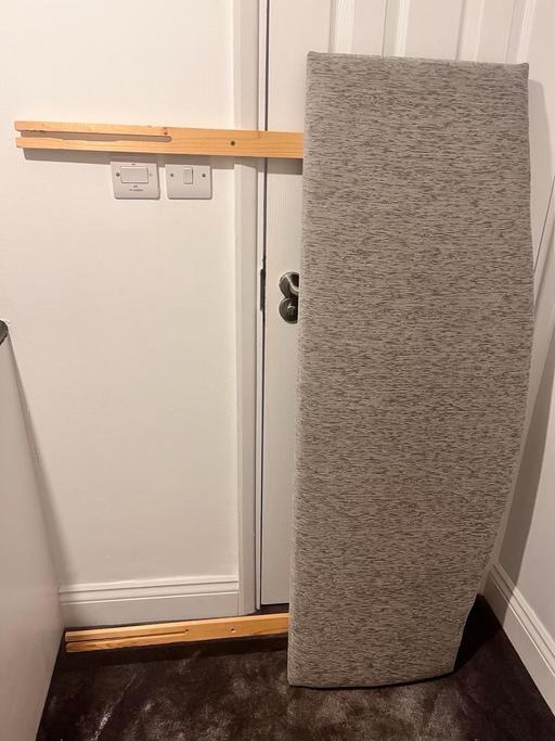 Buy & Sell Highbury North London - Photos for Grey fabric headboard - Double Bed