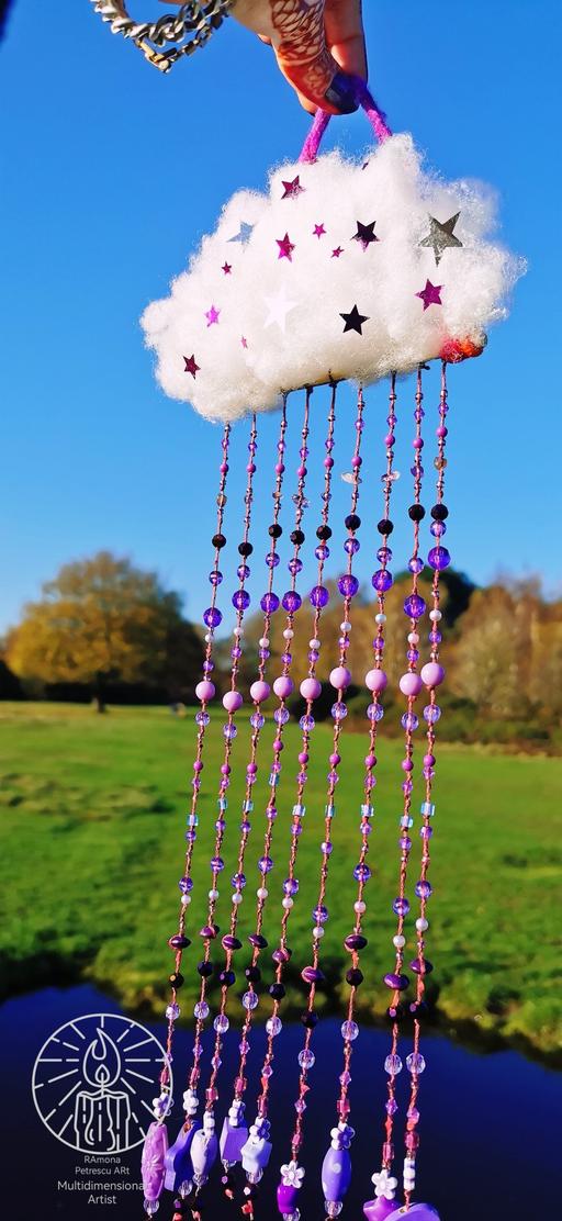 Buy & Sell Erdington Birmingham - Photos for 💜Purple Rain Starry Night Cloud Suncatcher