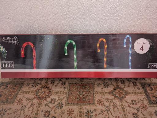 Buy & Sell Lye Dudley - Photos for WINTER WONDERLAND MULTICOLOURED CANDY CANES