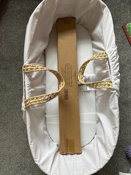 Buy & Sell Drakelow South Derbyshire - Photos for Scandi palm moses basket with stands