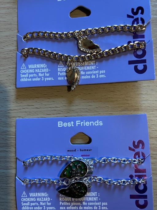 Buy & Sell Mansfield Town Centre Mansfield - Photos for 3 New Claire’s BFF Bracelets £3 each