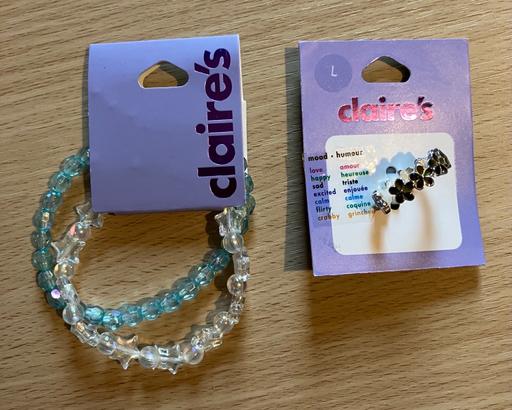 Buy & Sell Mansfield Town Centre Mansfield - Photos for New Claire’s bracelets and mood ring £2 each