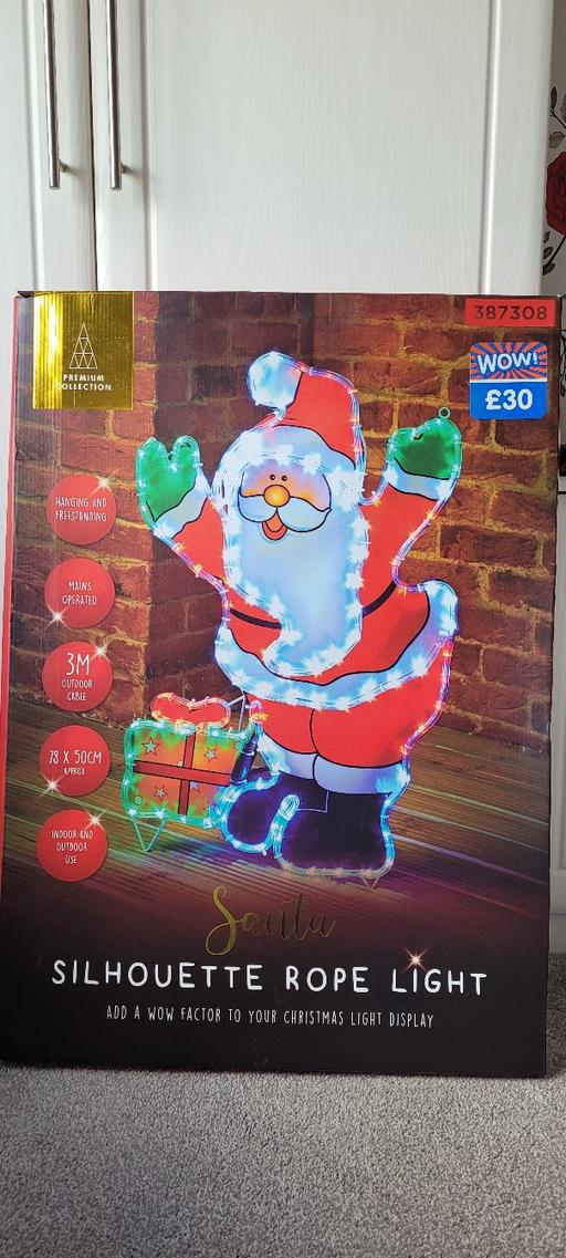Buy & Sell Great Houghton Barnsley - Photos for Large santa silhouette ropelight