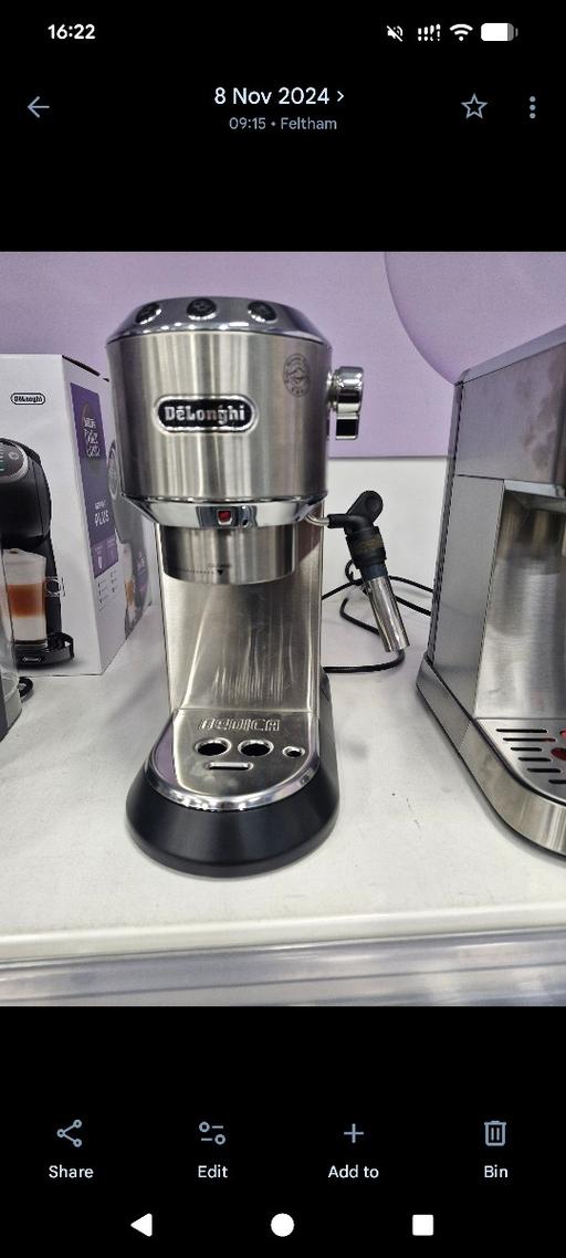 Buy & Sell Atherstone North Warwickshire - Photos for Delonghi espresso/milk coffee machine